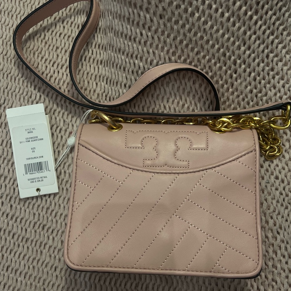 Tory Burch light pink bag